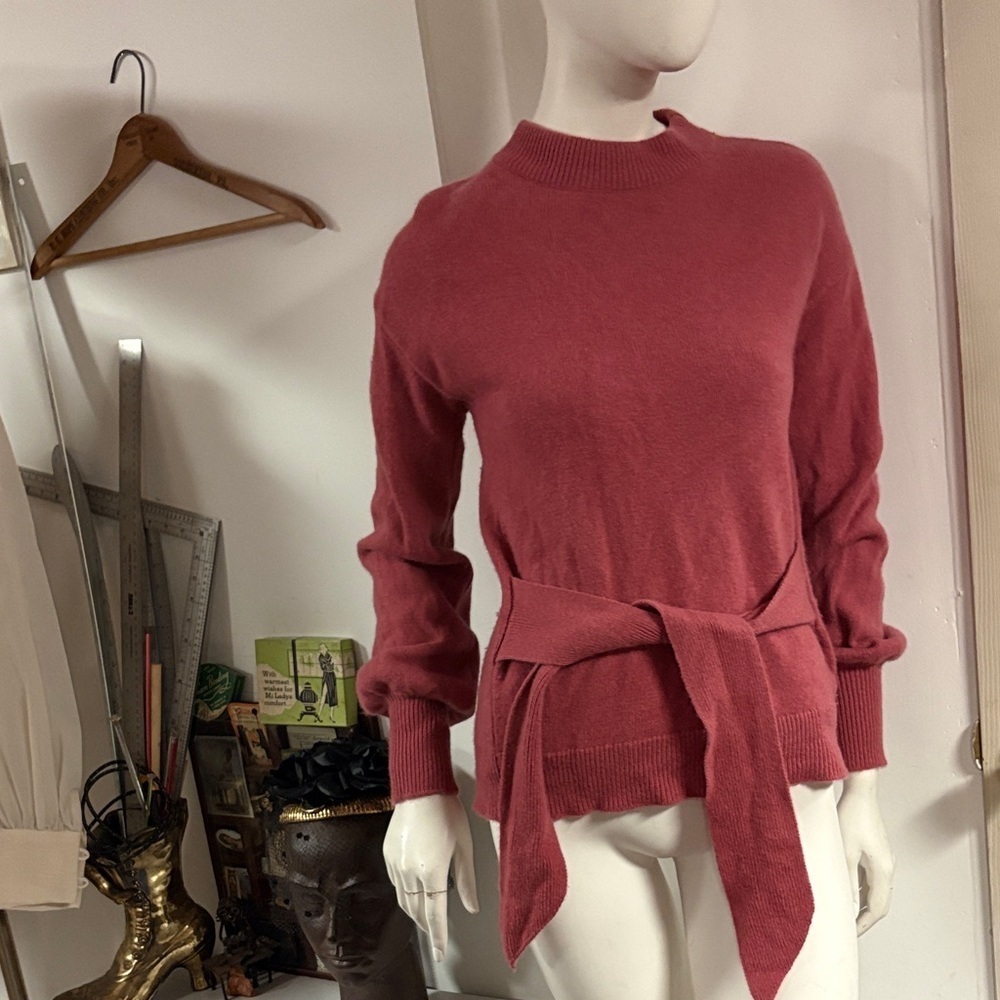 Halogen Women's Sweater in Rich Pink